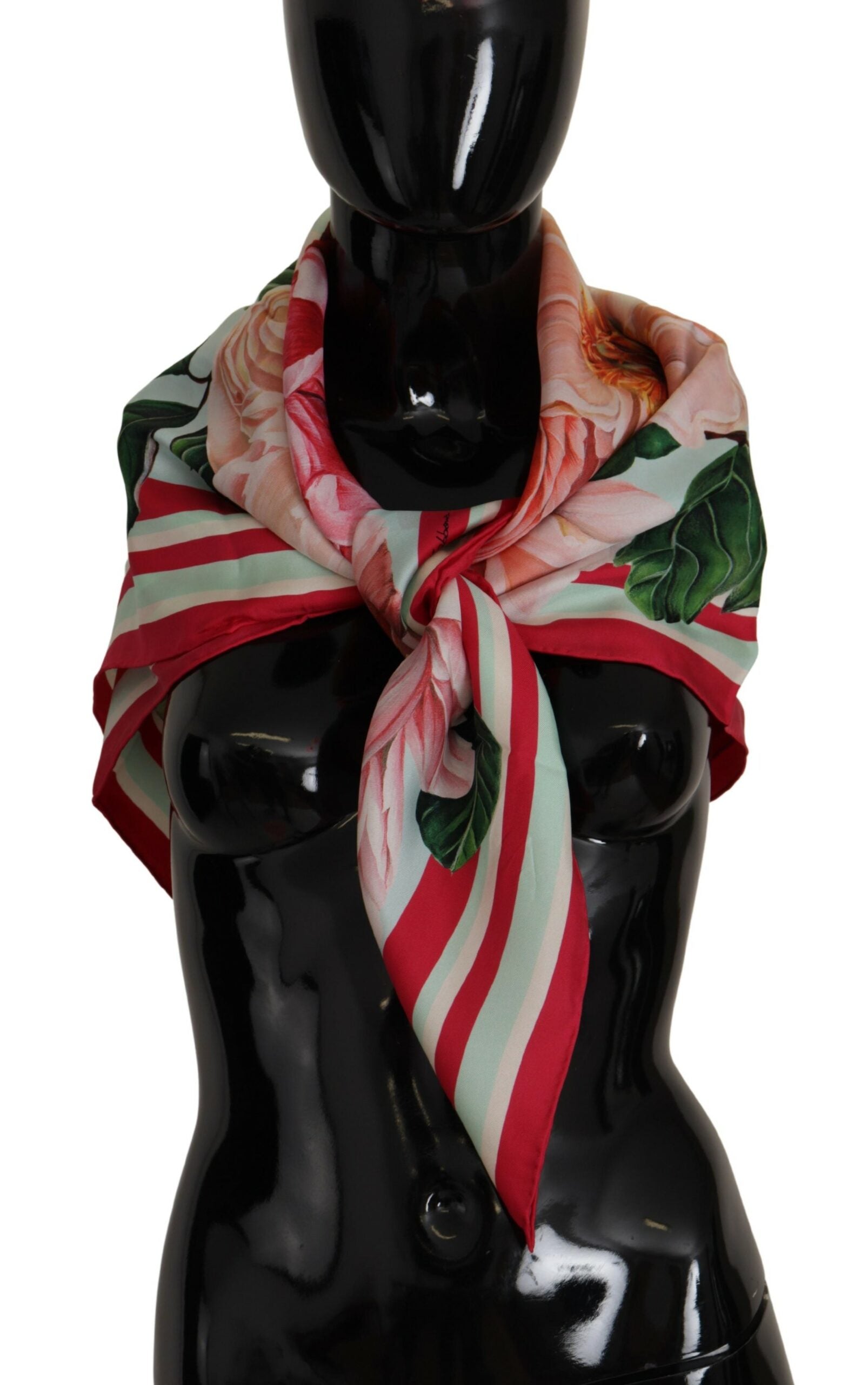 Dolce & Gabbana Elegant Multicolor Silk Square Scarf