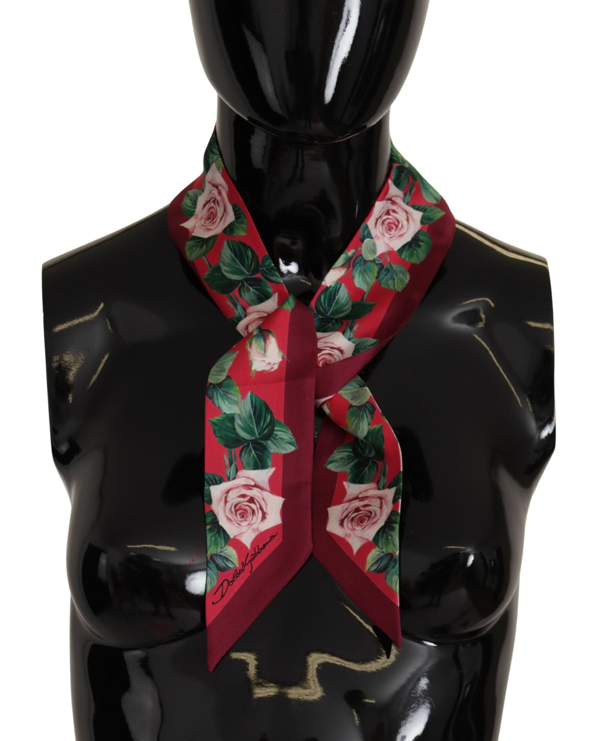 Dolce & Gabbana Elegant Multicolor Silk Bandeau Scarf