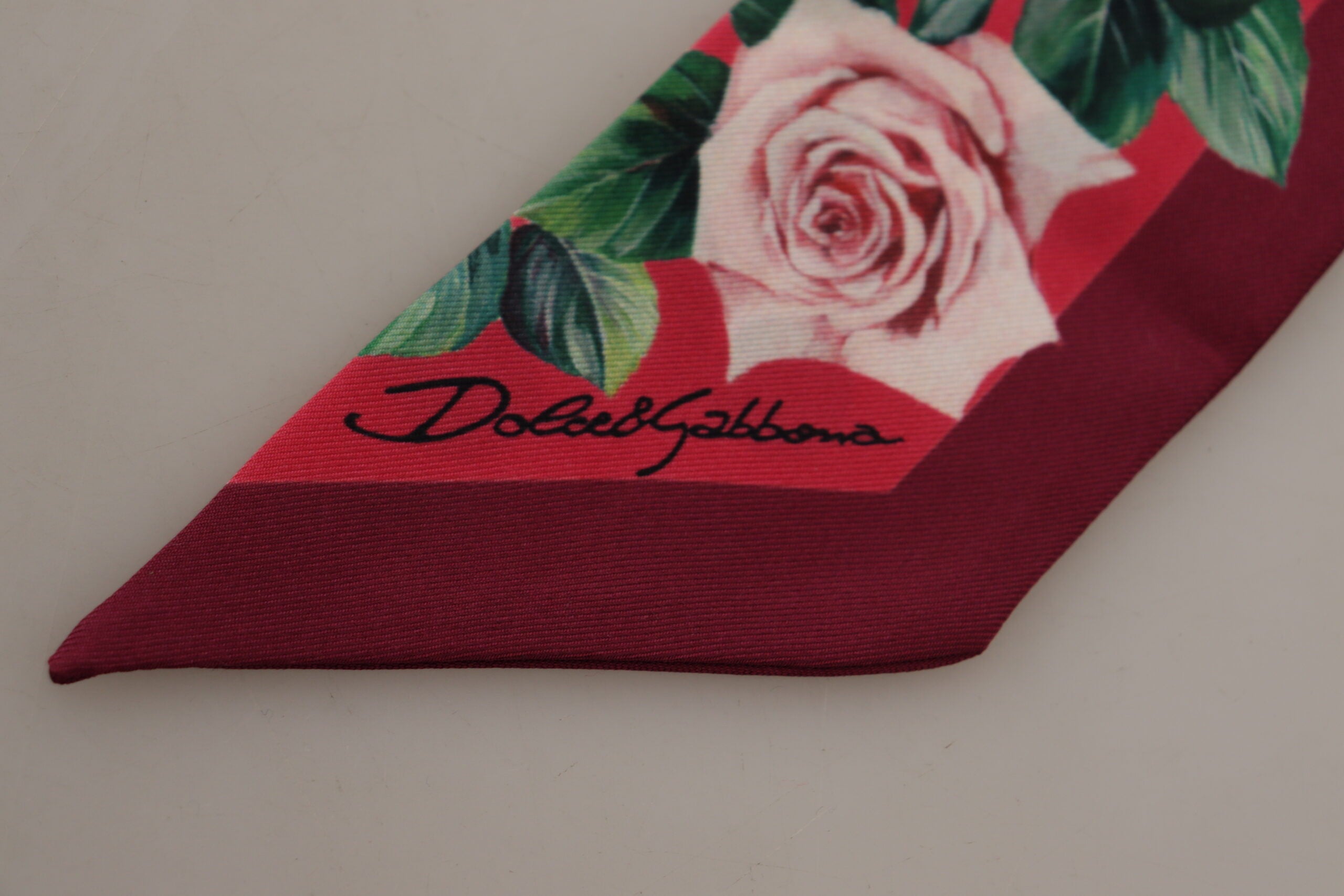 Dolce & Gabbana Elegant Multicolor Silk Bandeau Scarf