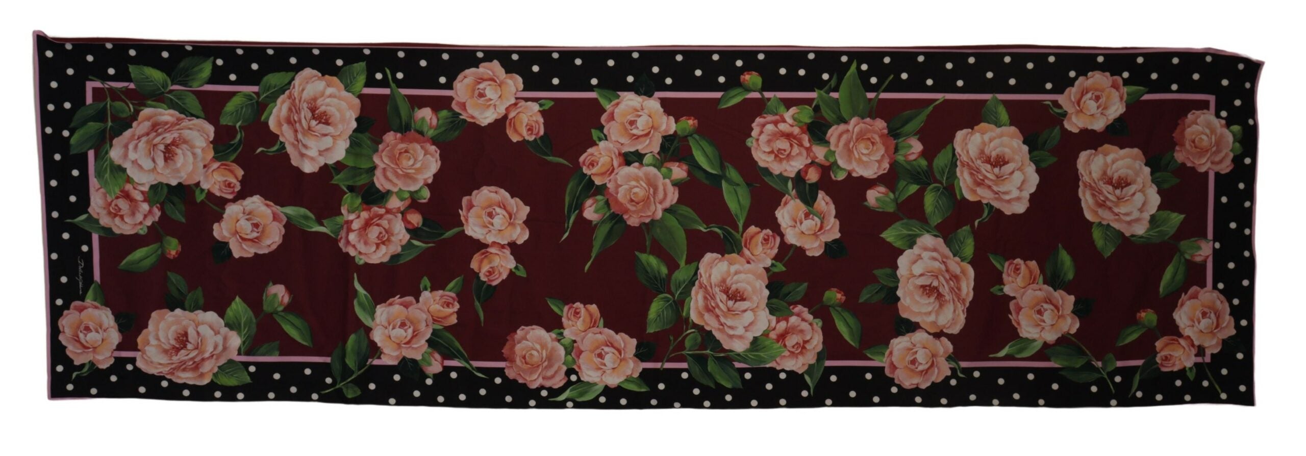 Dolce & Gabbana Elegant Floral Silk Blend Shawl