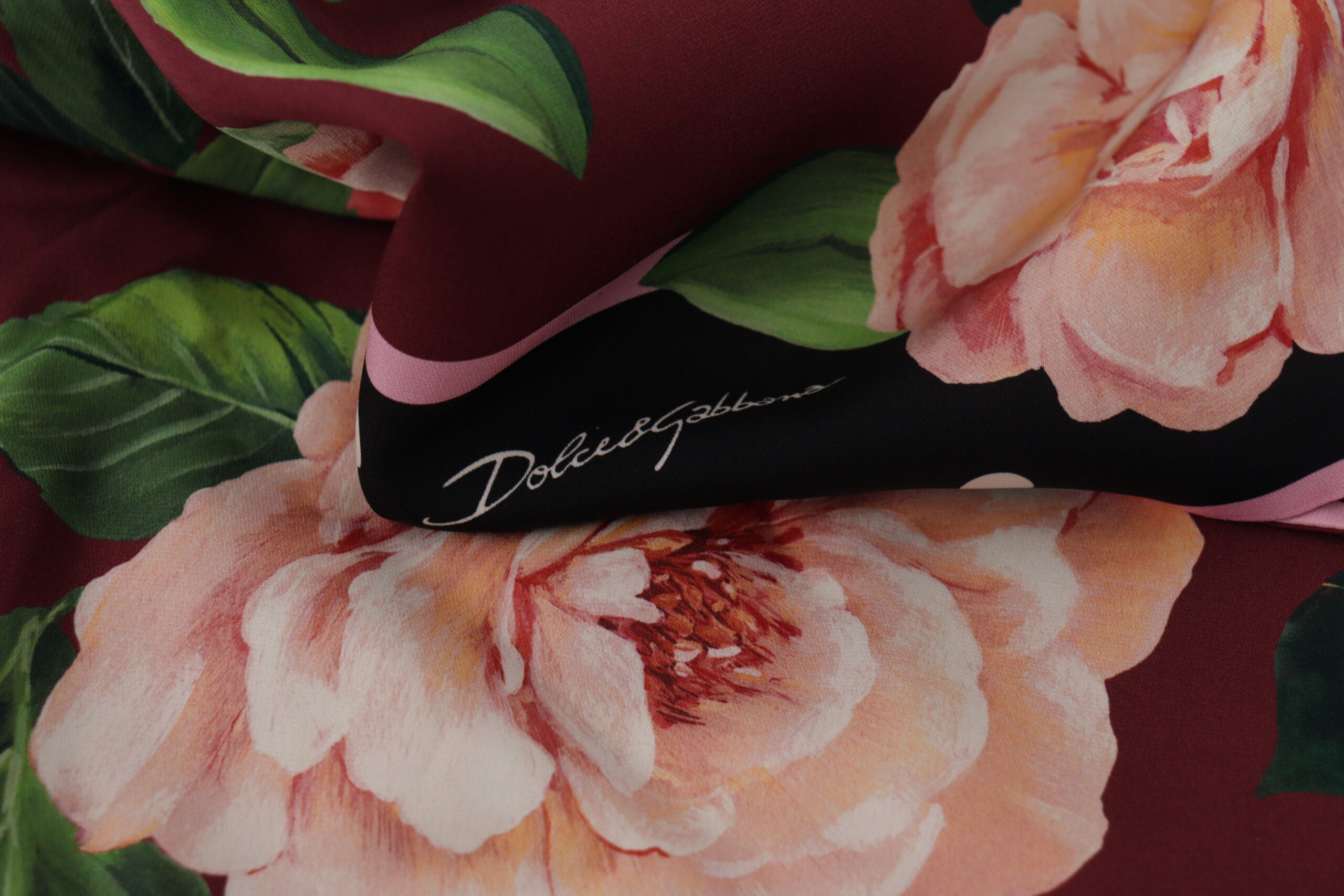 Dolce & Gabbana Elegant Floral Silk Blend Shawl