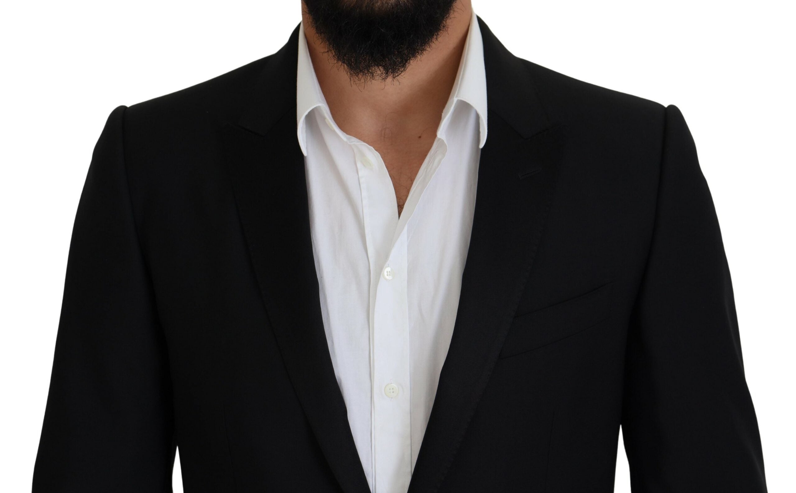 Dolce & Gabbana Elegant Martini Black Formal Blazer