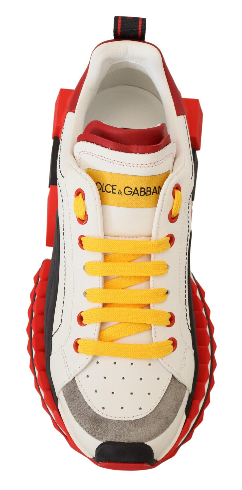 Dolce & Gabbana Super King Multicolor Leather Sneakers