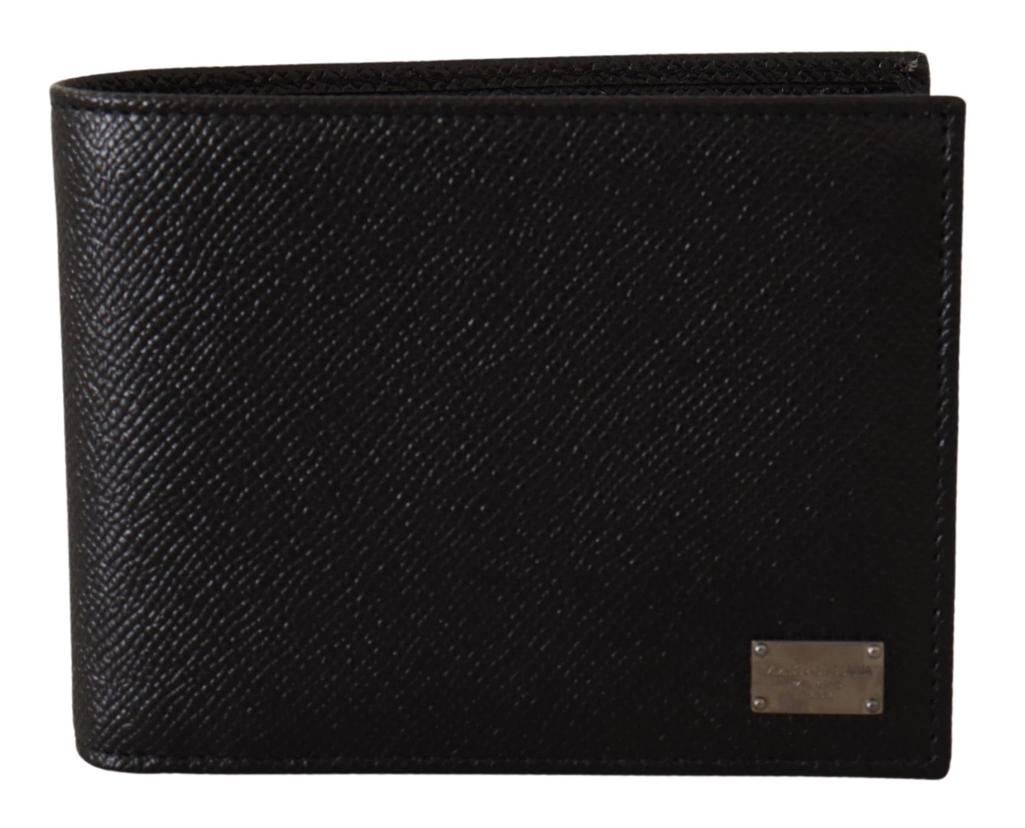 Dolce & Gabbana Elegant Bifold Leather Men's Wallet in Black