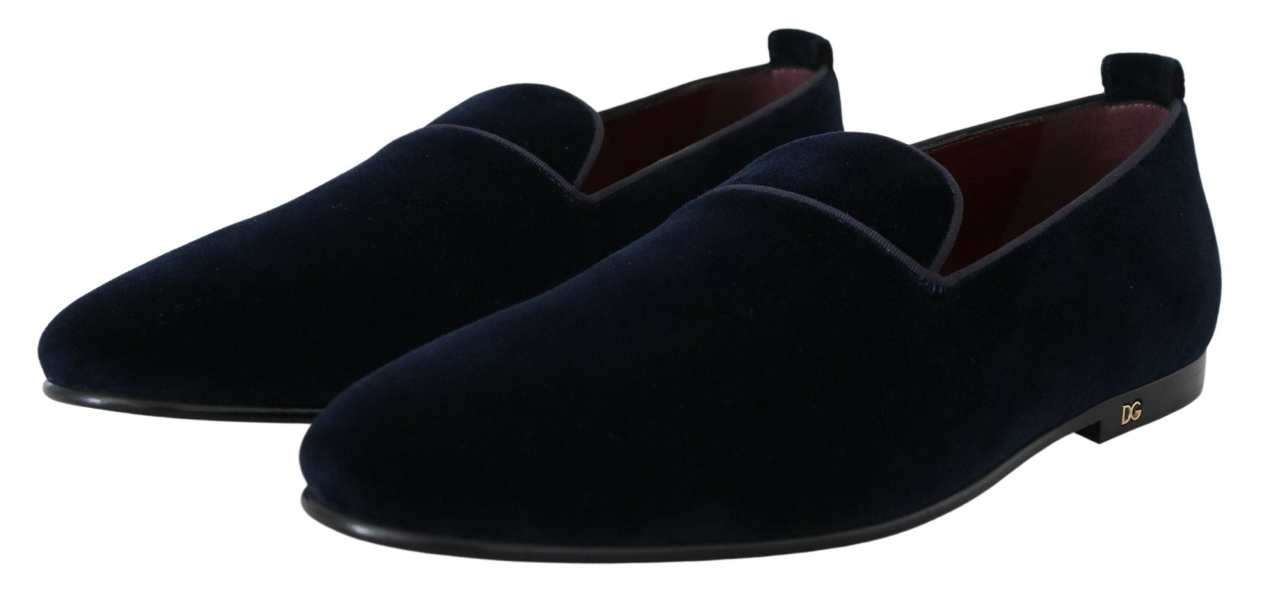 Dolce & Gabbana Elegant Blue Slipper Loafers Formal Footwear