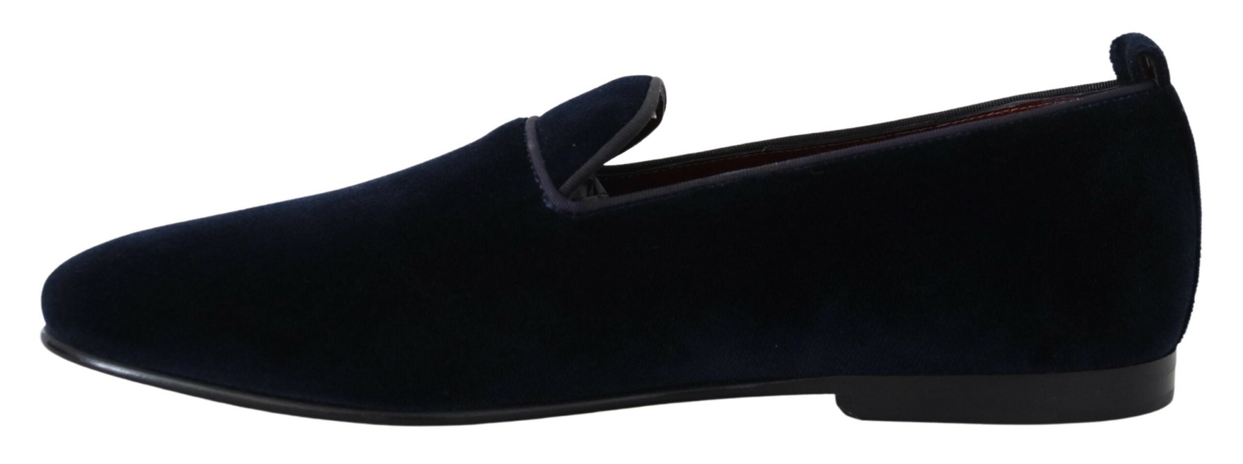 Dolce & Gabbana Elegant Blue Slipper Loafers Formal Footwear