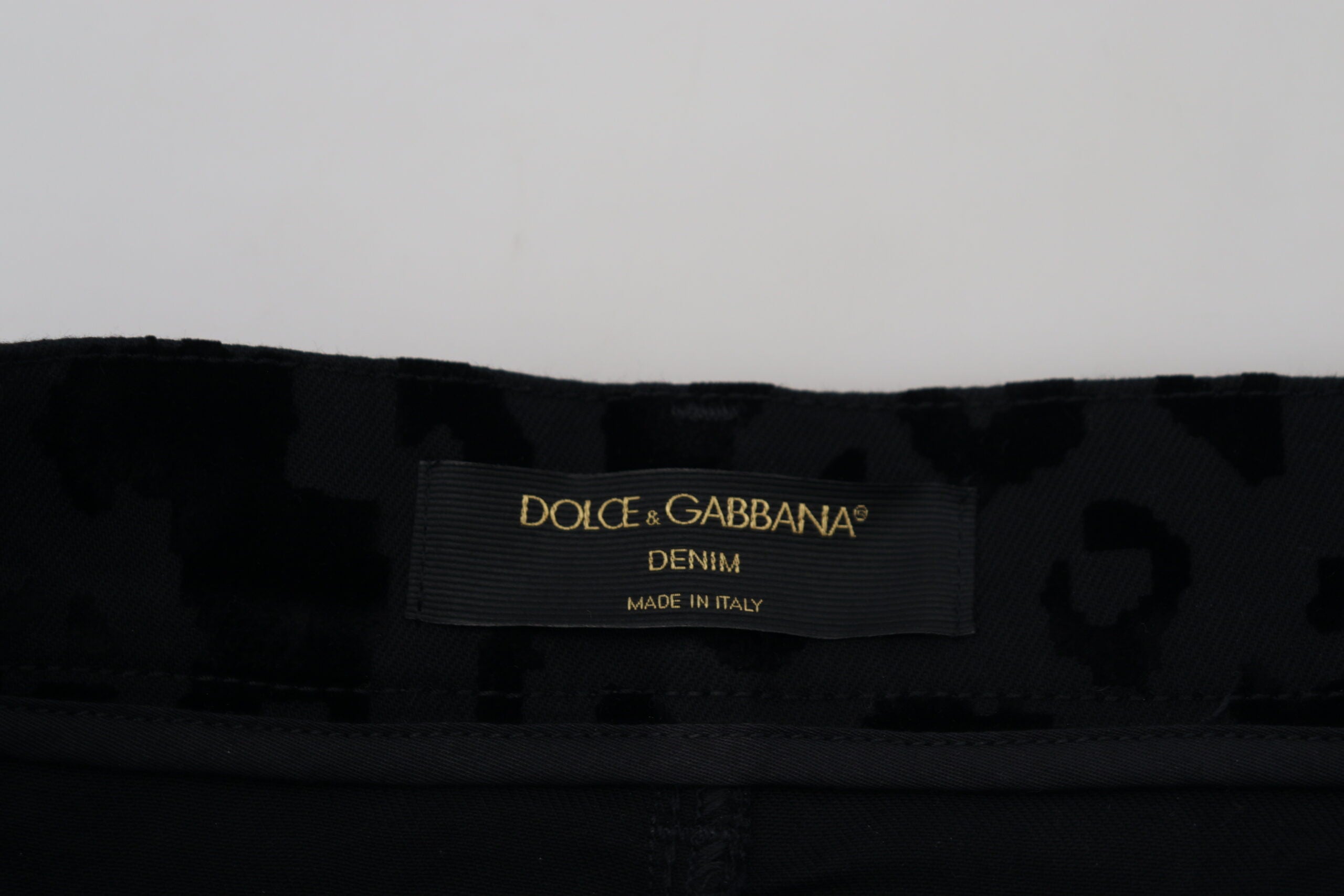 Dolce & Gabbana Chic High-Waist Denim Mini Skirt