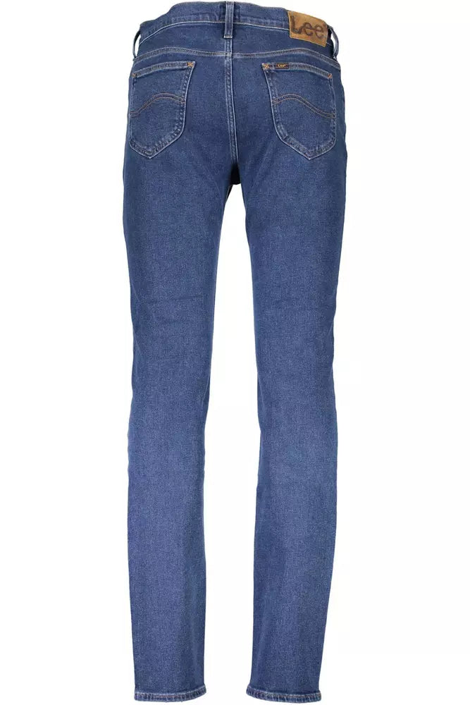 Lee Blue Cotton Men Jeans