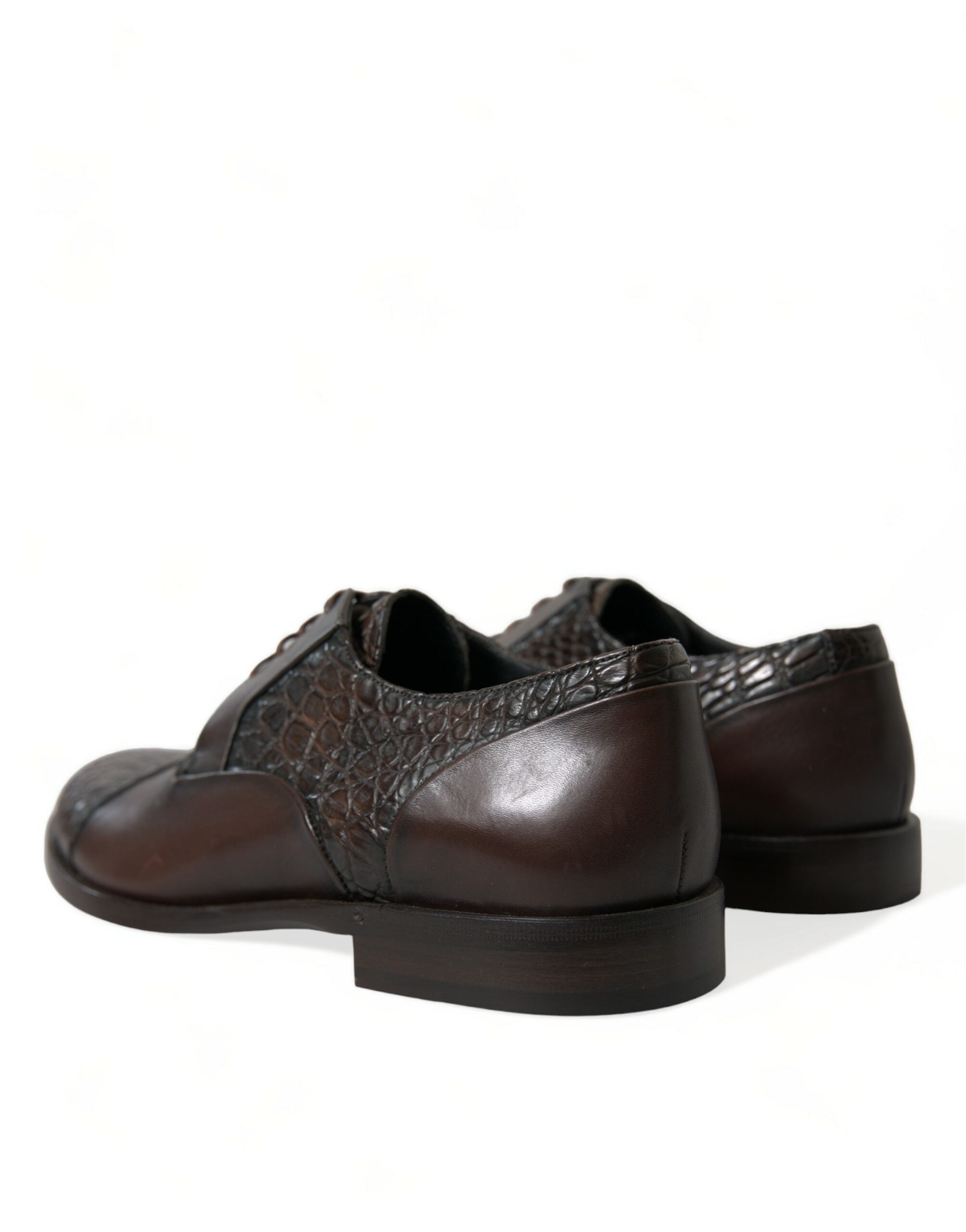 Dolce & Gabbana Elegant Textured Leather Oxford Dress Shoes