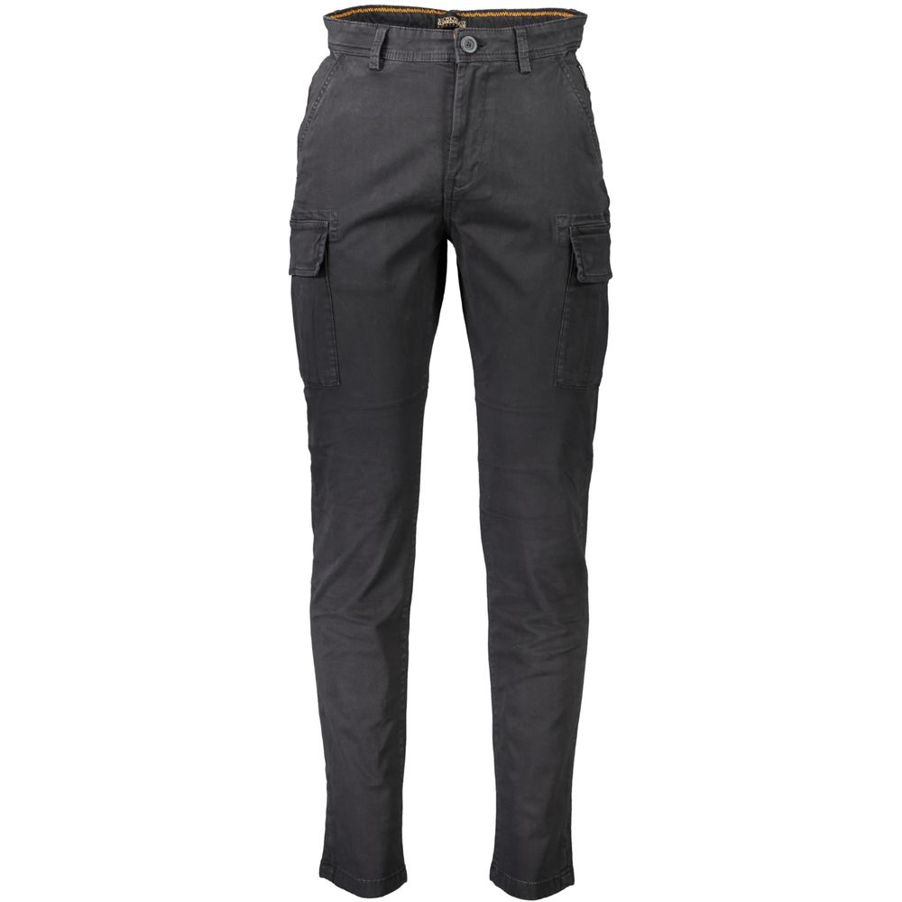 Napapijri Black Cotton Men Pants