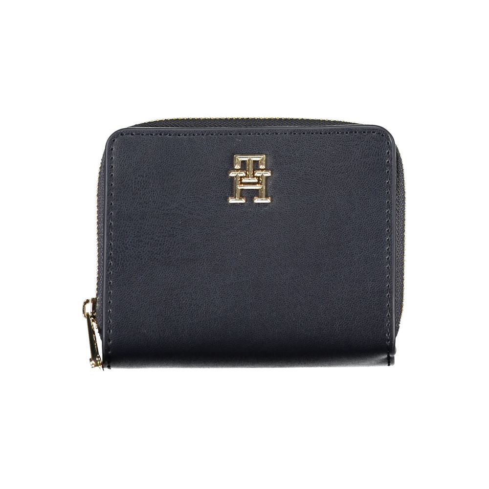 Tommy Hilfiger Sleek Blue Polyethylene Wallet