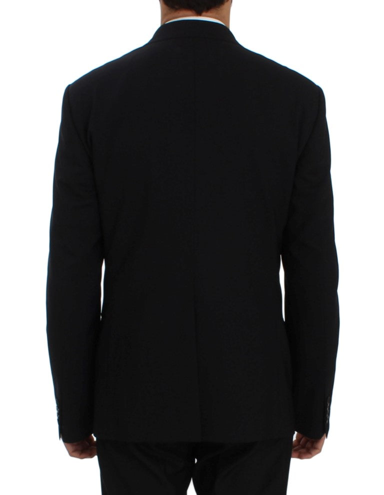 Dolce & Gabbana Elegant Slim Fit Sapphire Wool Blazer