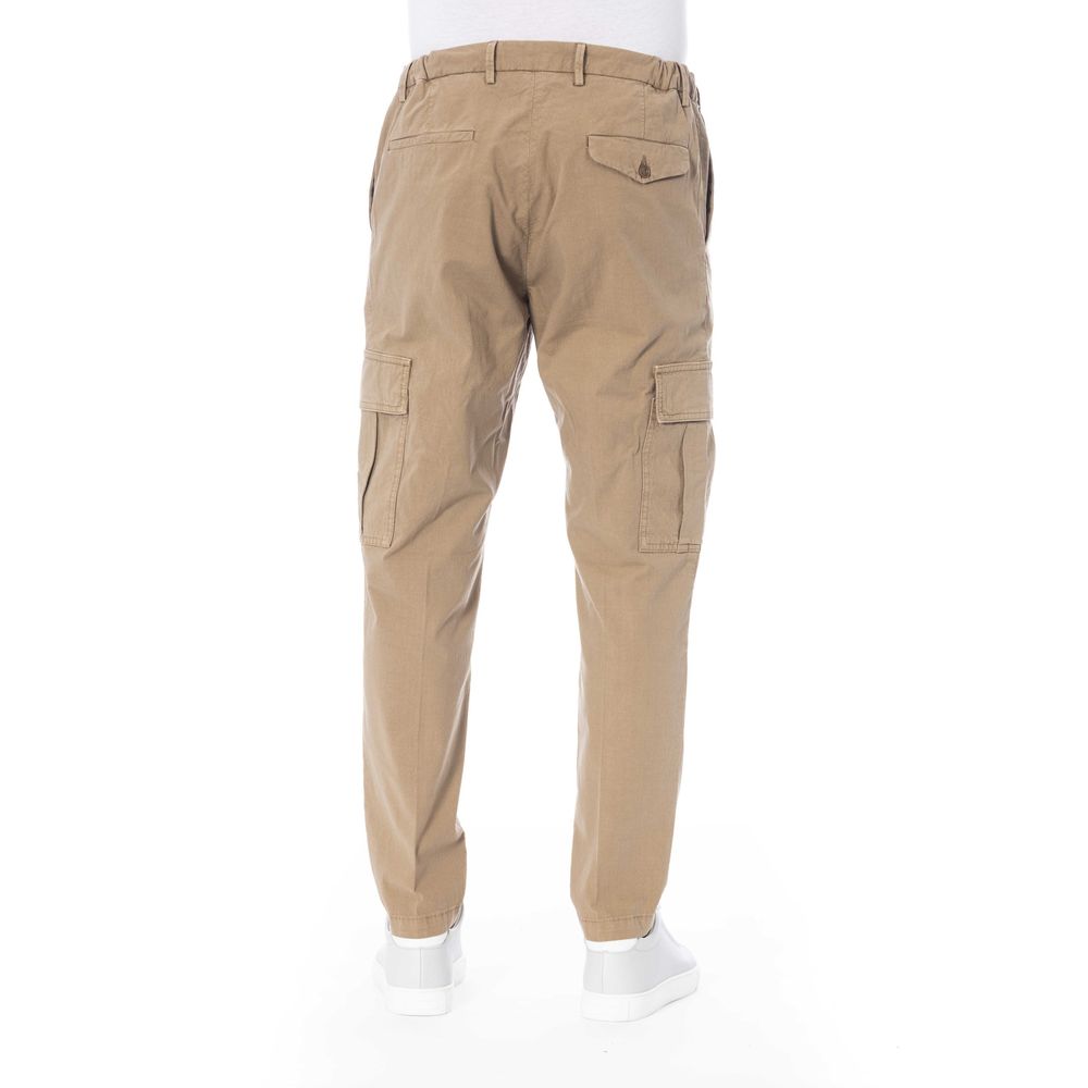 Distretto12 Beige Cotton Men Pant