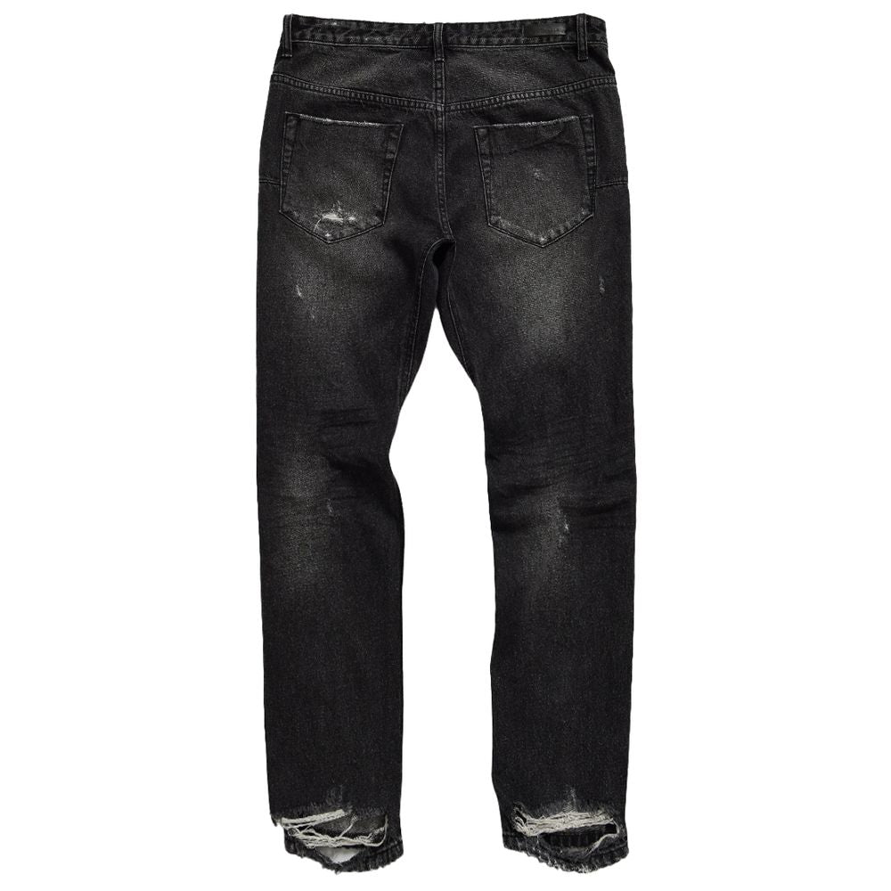 One Teaspoon Black Cotton Men Jeans