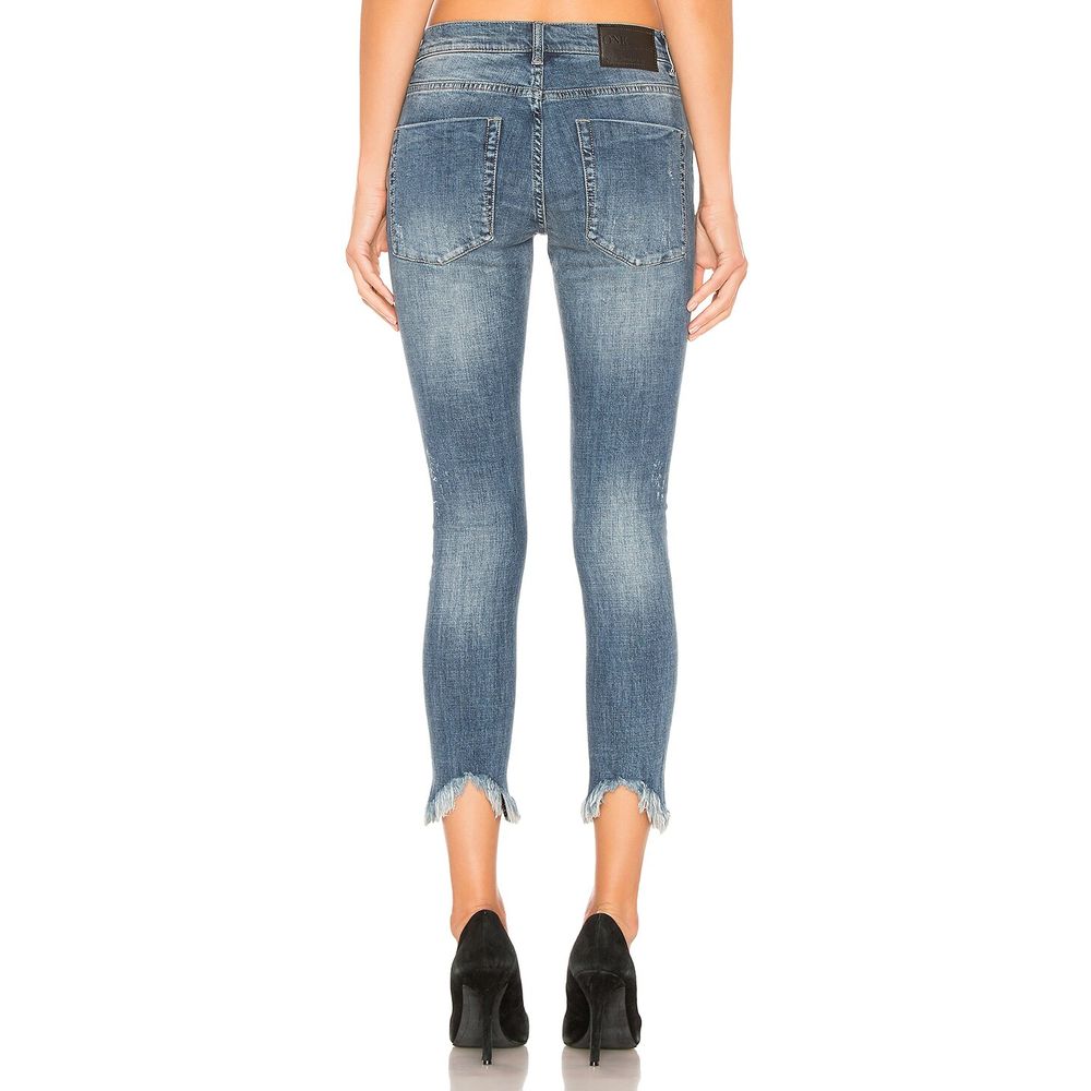 One Teaspoon Blue Cotton Jeans & Pant