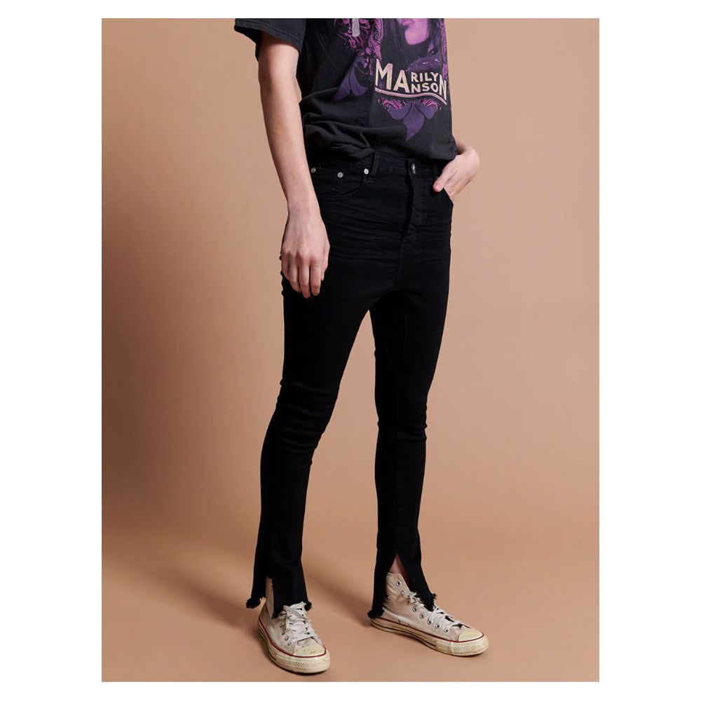 One Teaspoon "Black Cotton Women's Skinny Jean"