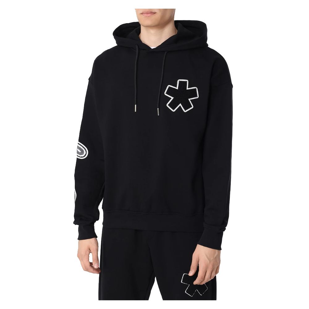 Comme Des Fuckdown Black Cotton Men's Hooded Sweater