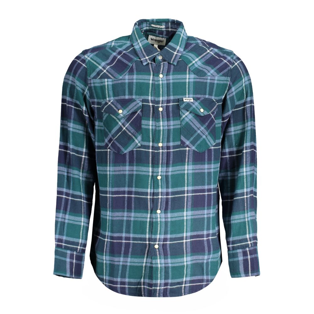 Wrangler Green Cotton Shirt