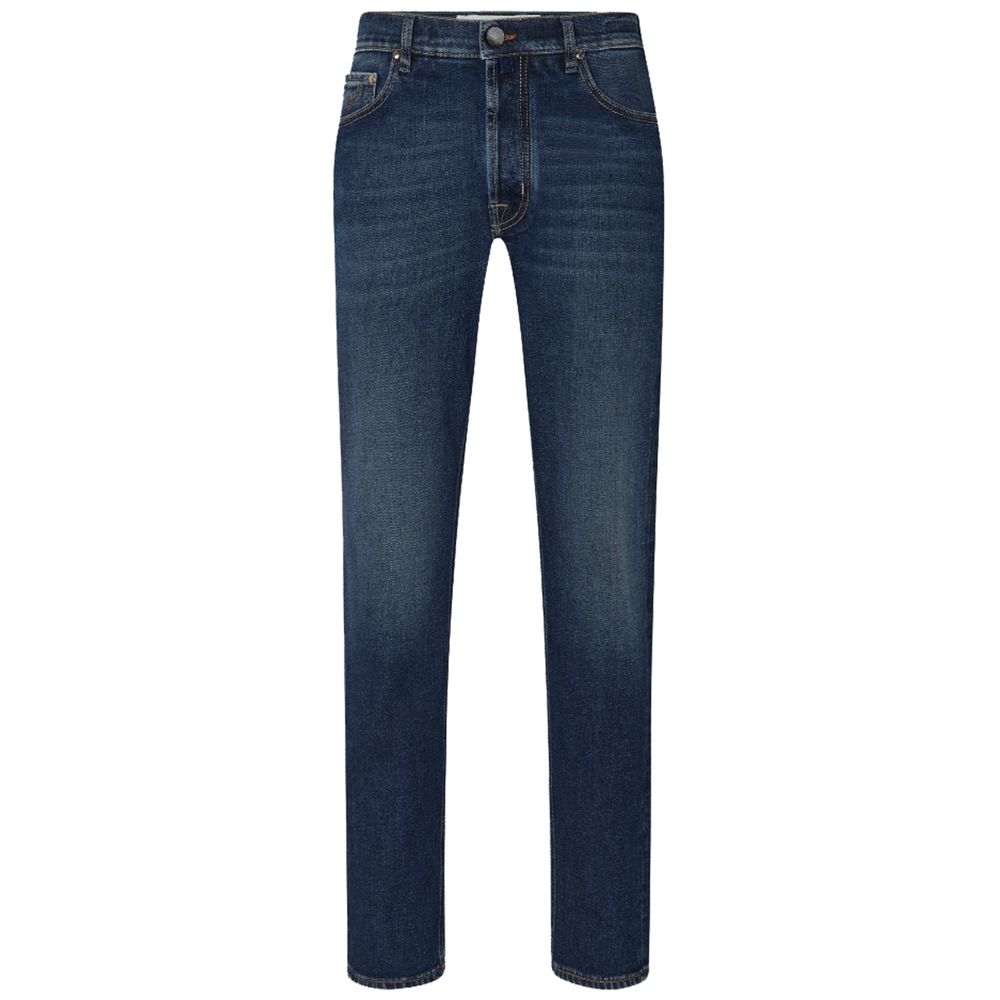 Jacob Cohen Blue Cotton Jeans & Pant