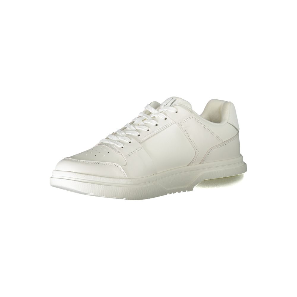 Tommy Hilfiger White Leather Men Sneaker