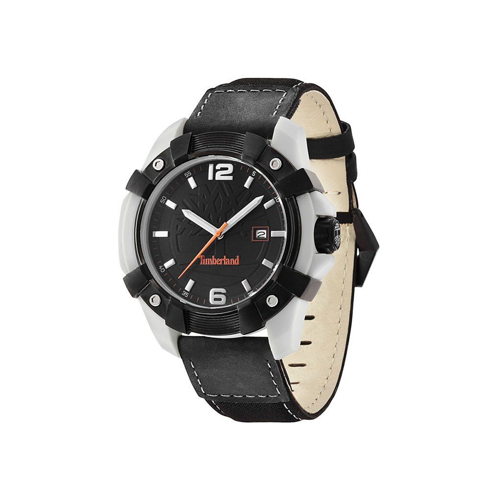 Timberland Black Leather Watch