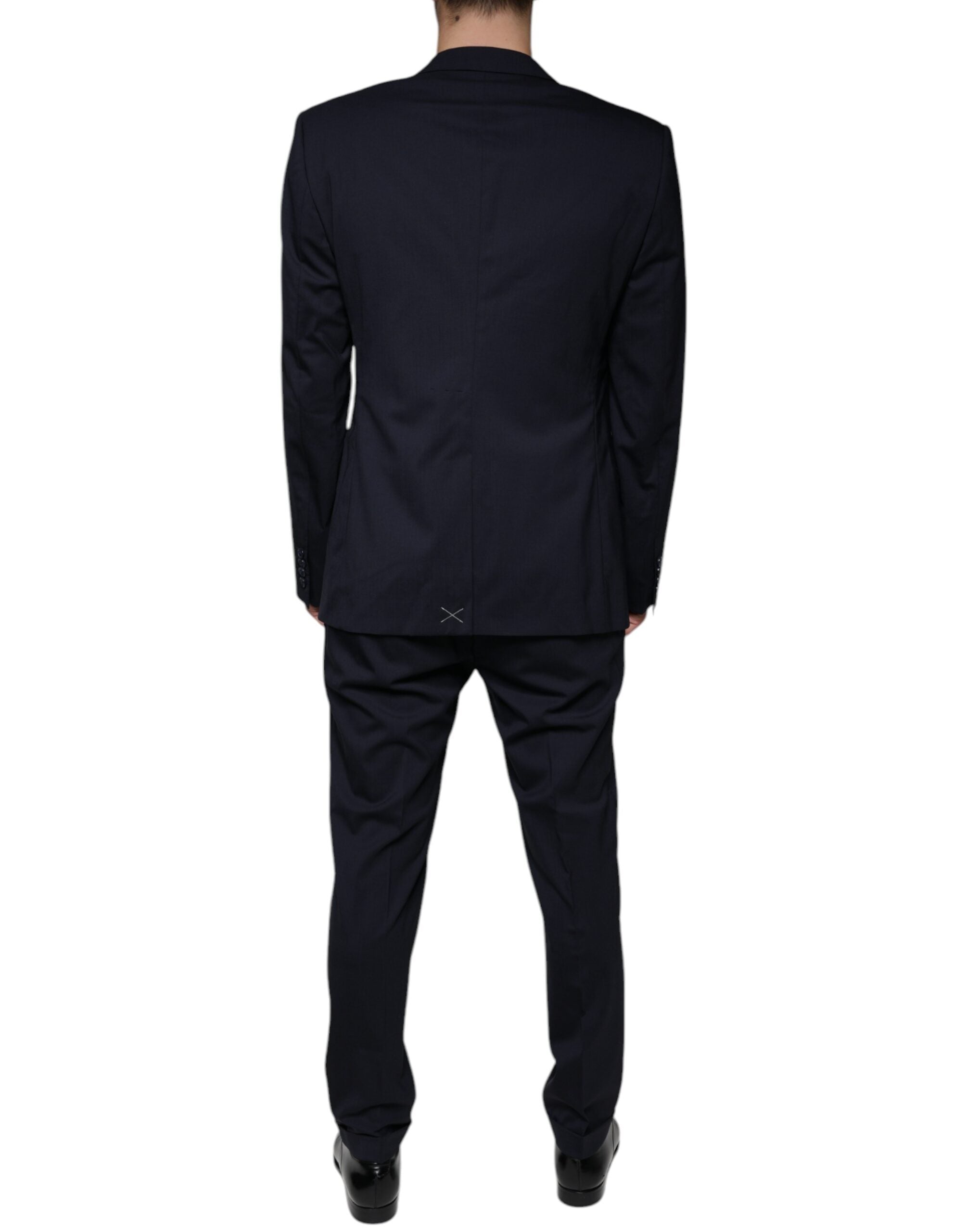 Dolce & Gabbana Dark Blue Formal Tuxedo 2 Piece Suit