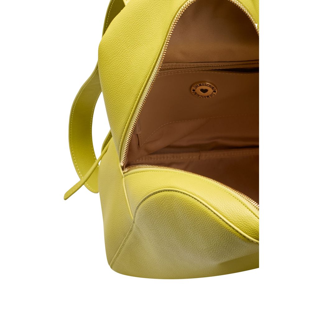 Love Moschino Yellow Polyethylene Women Backpack