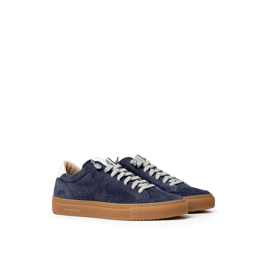 P448 Blue Leather Sneaker