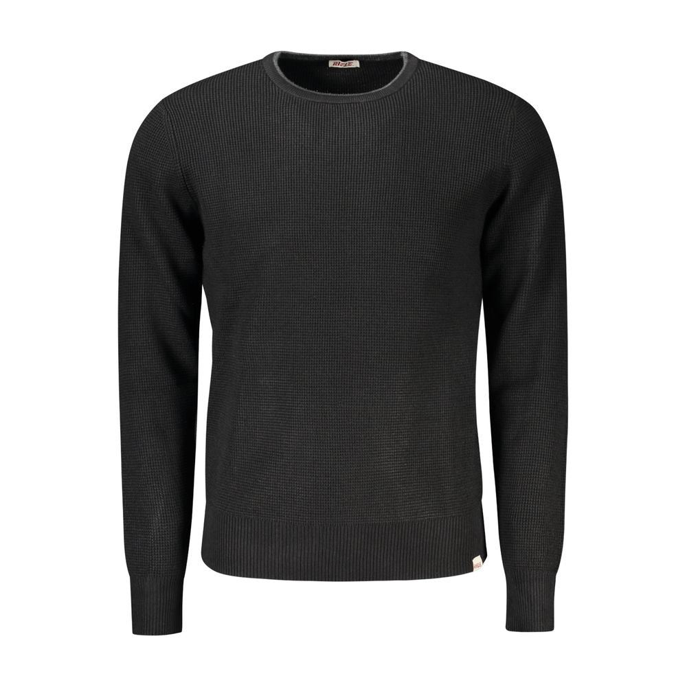 Rifle Black Viscose Men Sweater