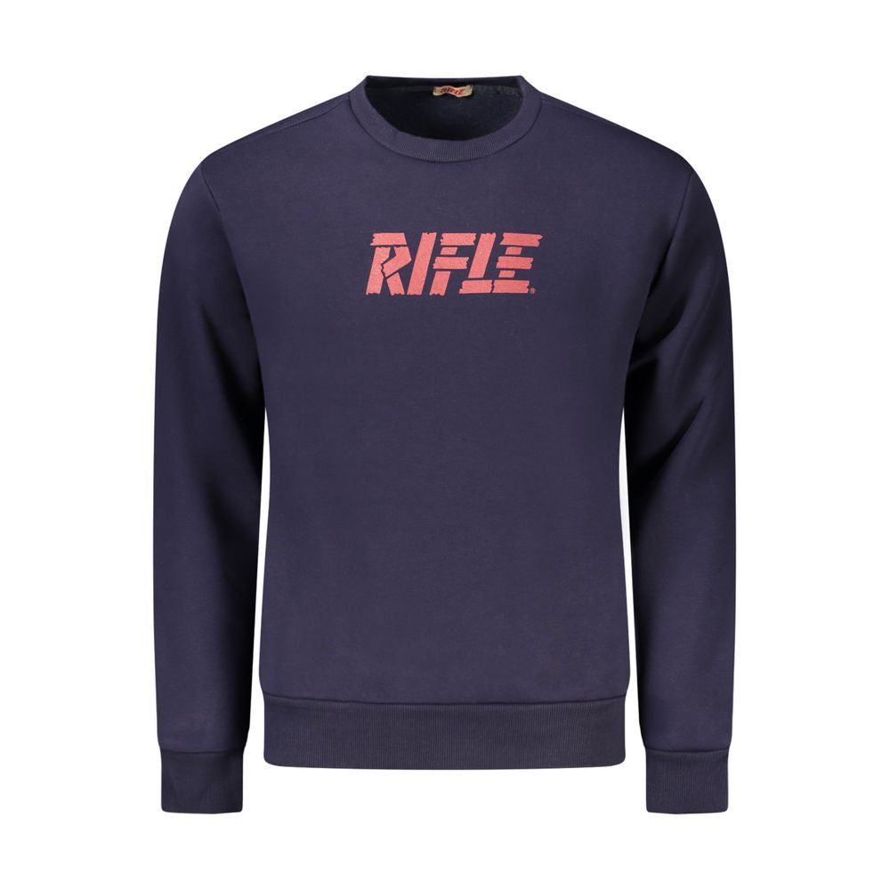 Rifle Blue Cotton Men Sweater