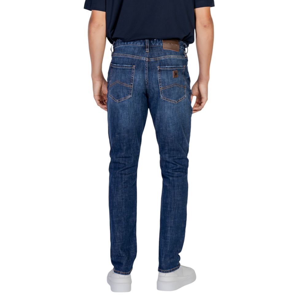 Armani Exchange Blue Cotton Jeans & Pant