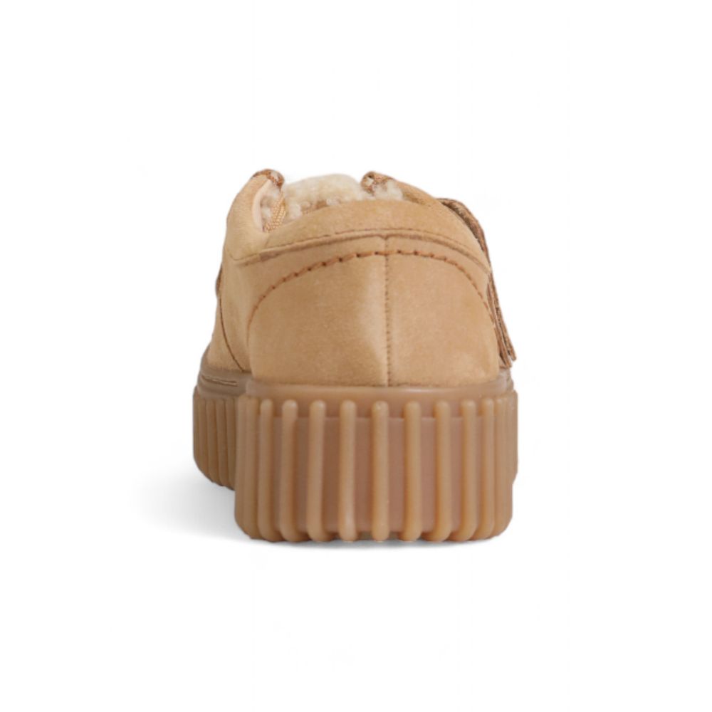 Clarks Beige Rubber Flat Shoe