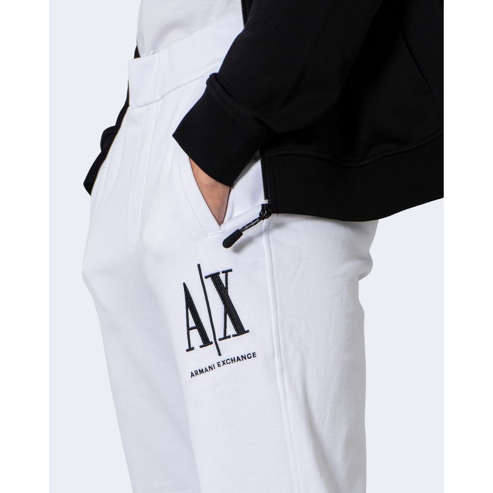 Armani Exchange White Cotton Jeans & Pant