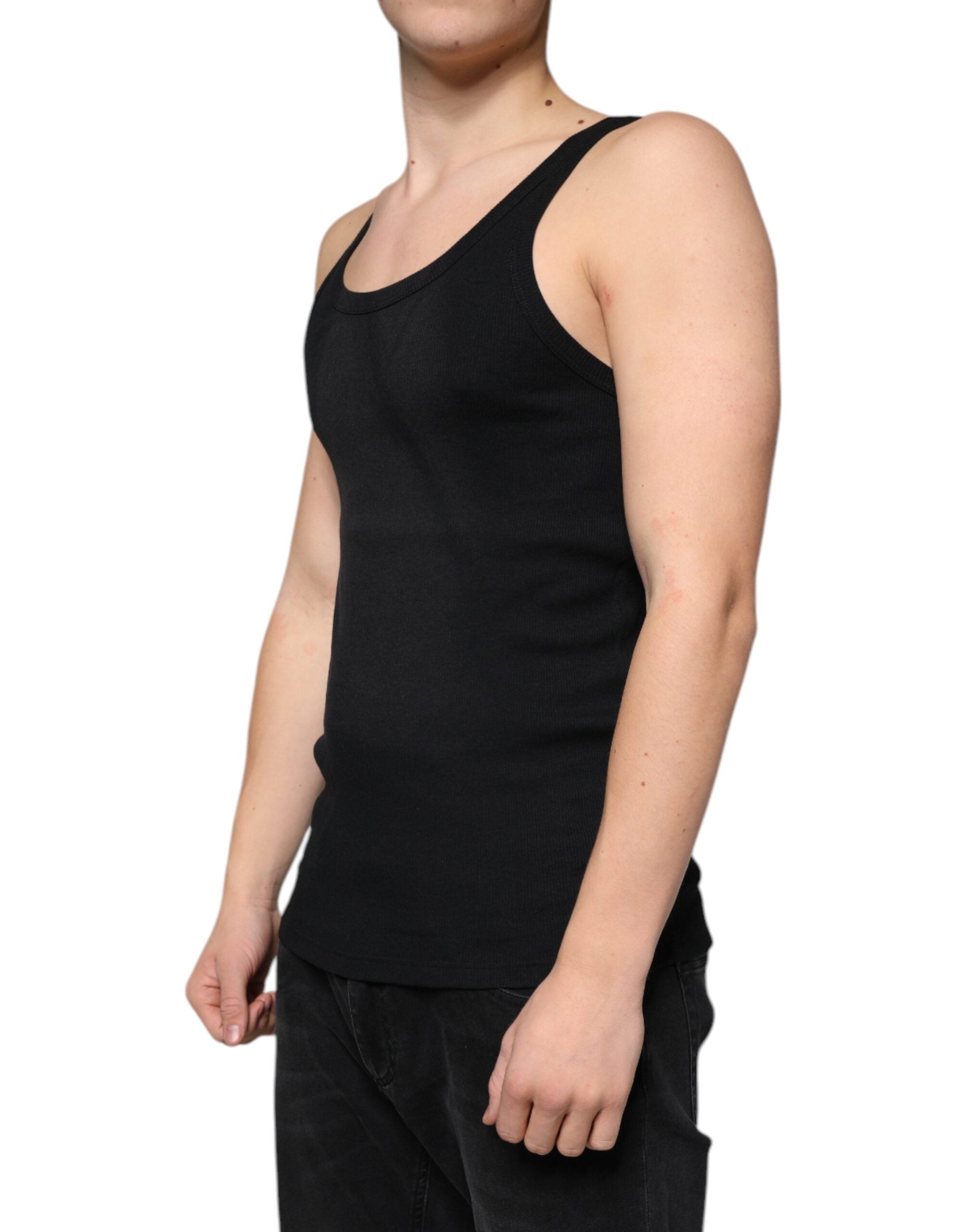 Dolce & Gabbana Black Marcello Tank Sleeveless T-shirt