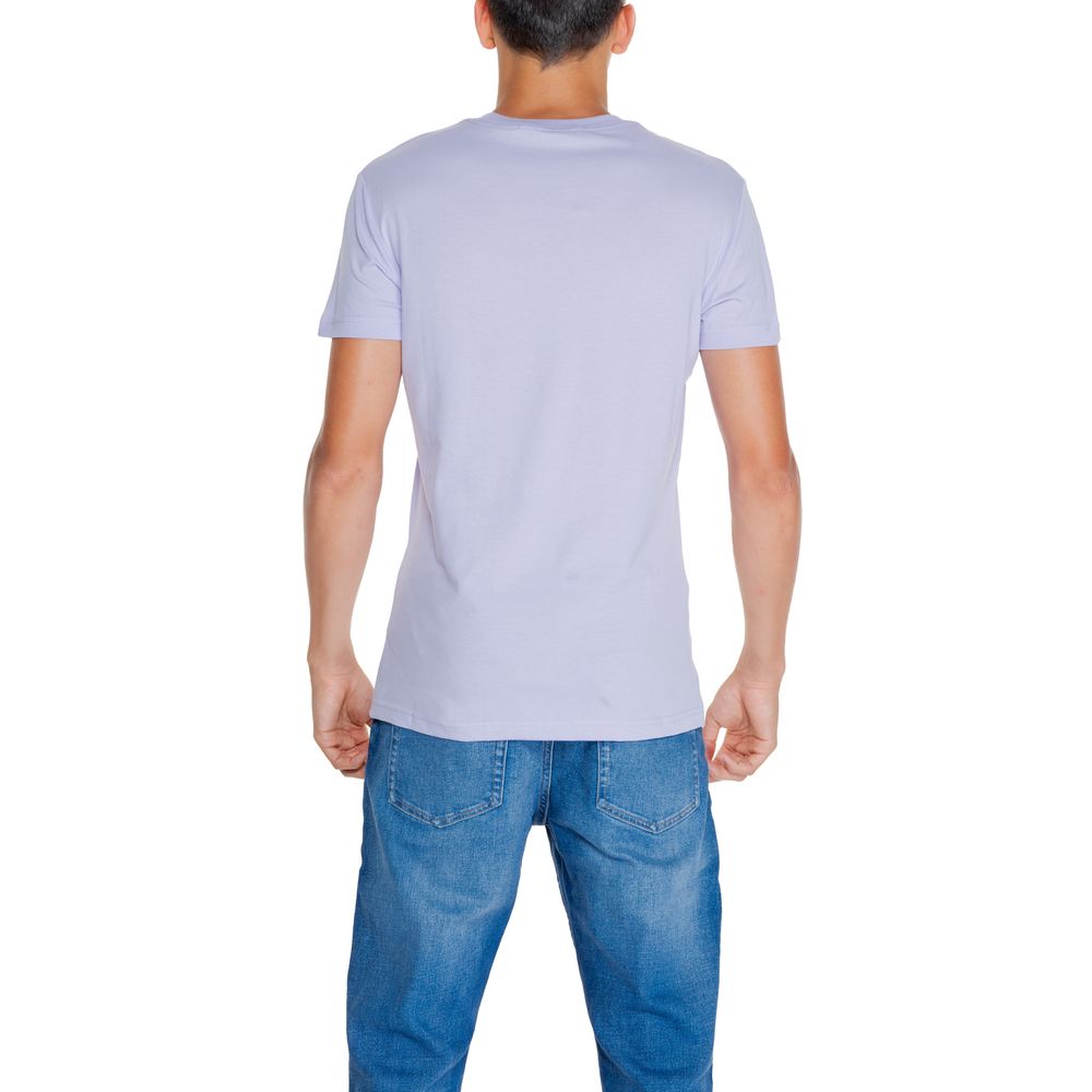 Calvin Klein Jeans Purple Cotton Rigenerato T-Shirt