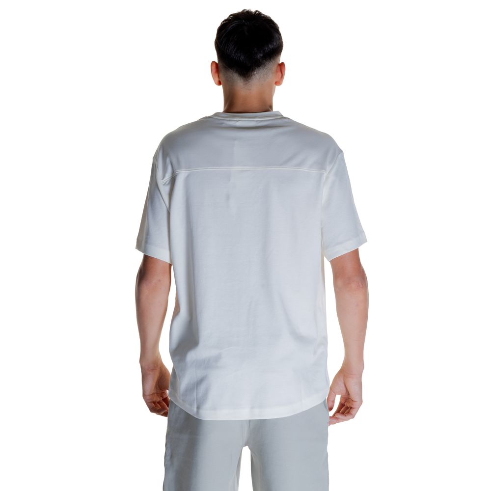 Calvin Klein Cream Cotton T-Shirt