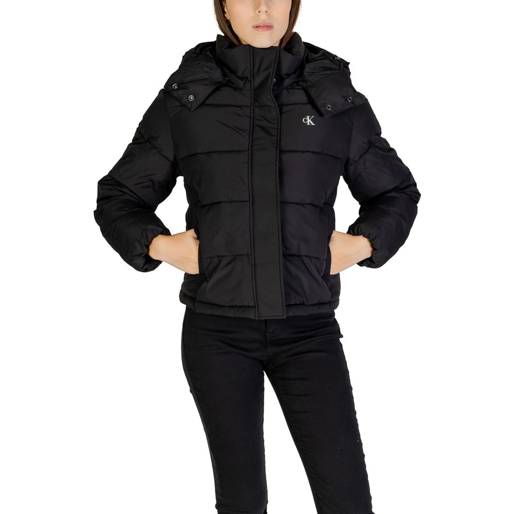 Calvin Klein Jeans Black Recycled Polyester Jackets & Coat