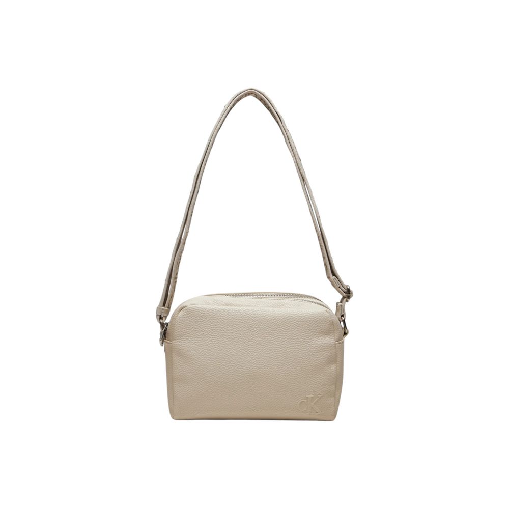 Calvin Klein Cream Recycled Polyester Leather Accessory