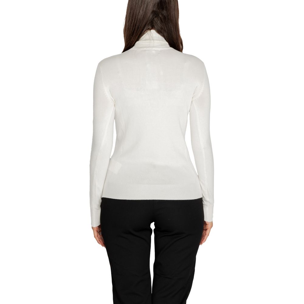 Guess White Viscose Sweater