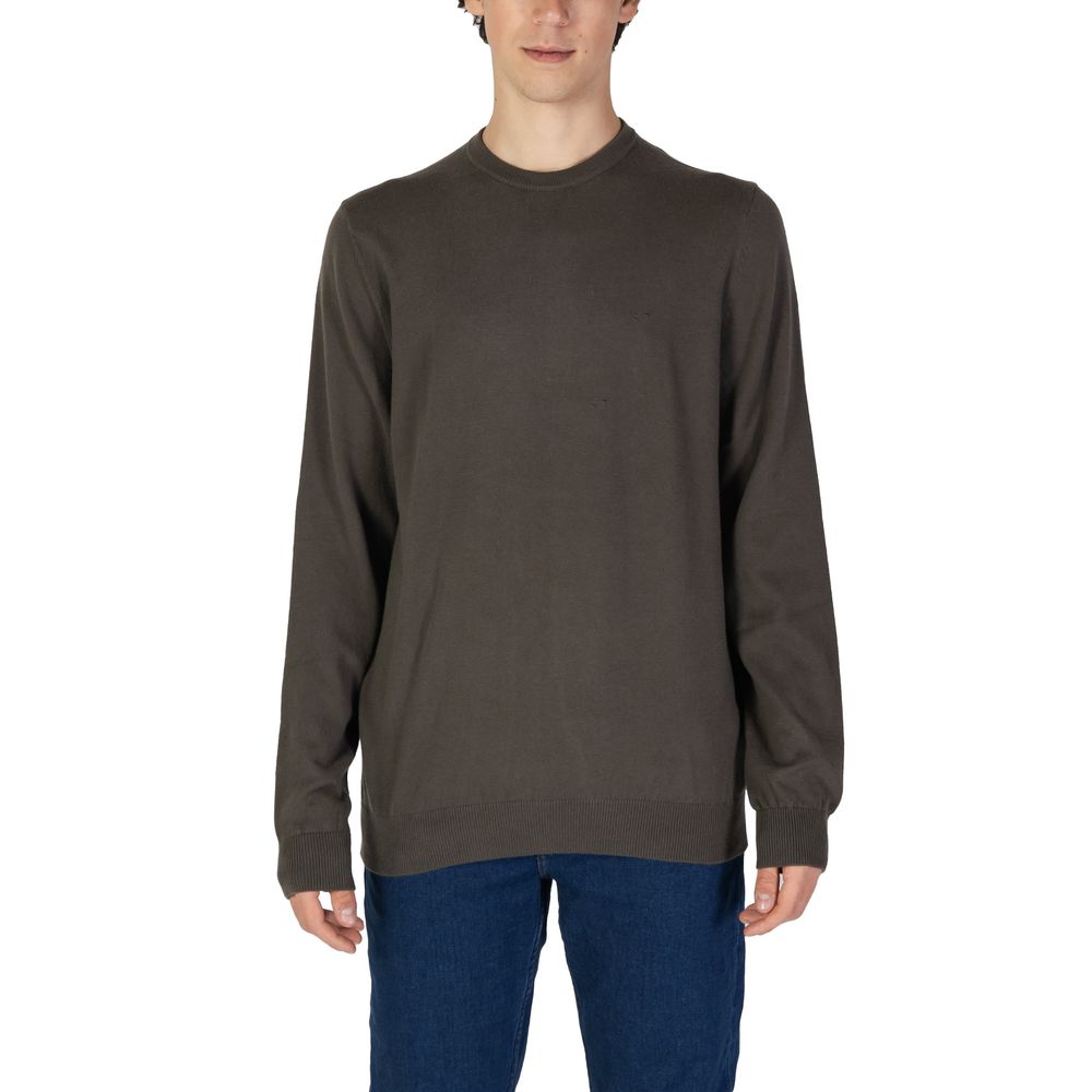 Gas Green Cotton Sweater