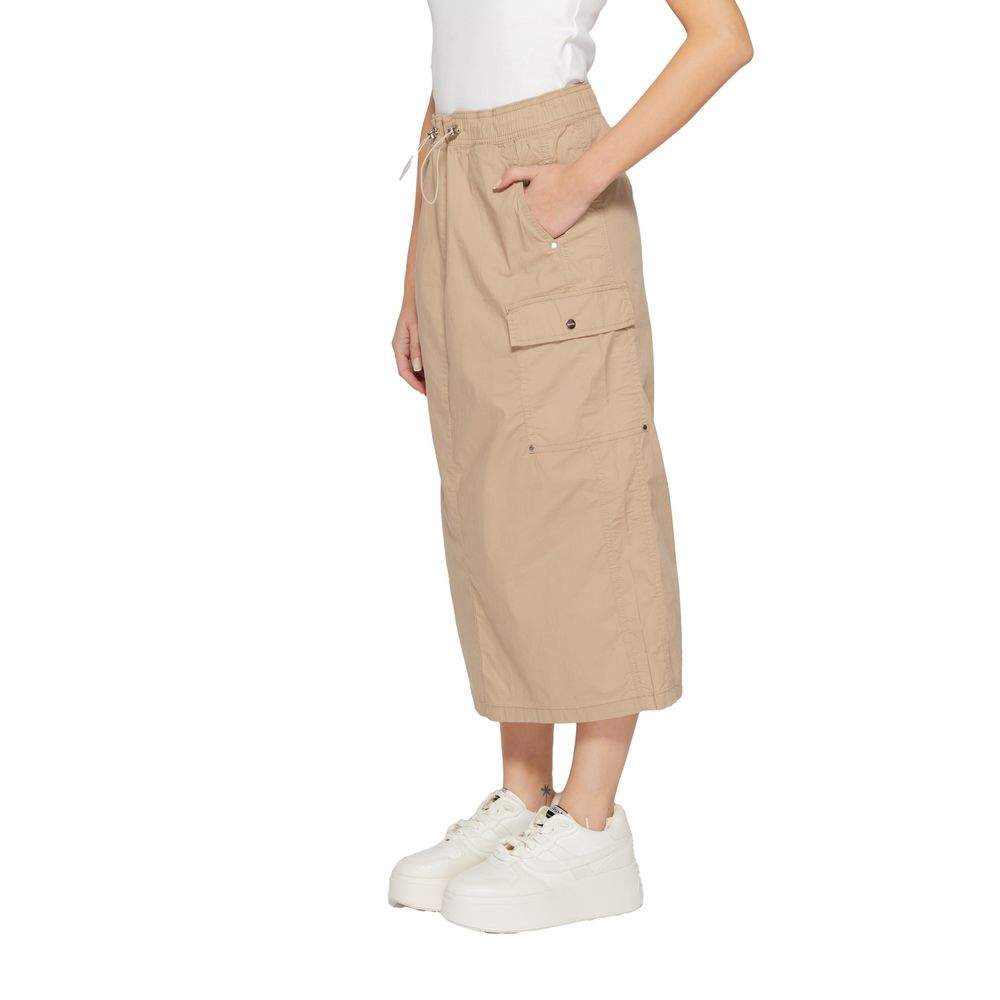 Street One Beige Cotton Skirt