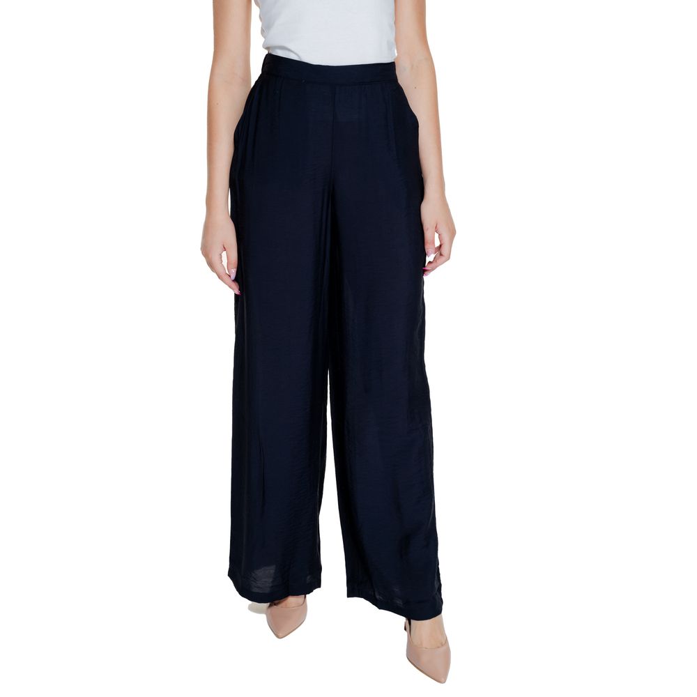 Vero Moda Black Viscose Jeans & Pant