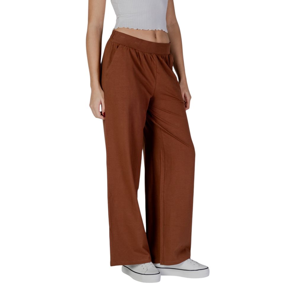 B.Young Brown Cotton Jeans & Pant