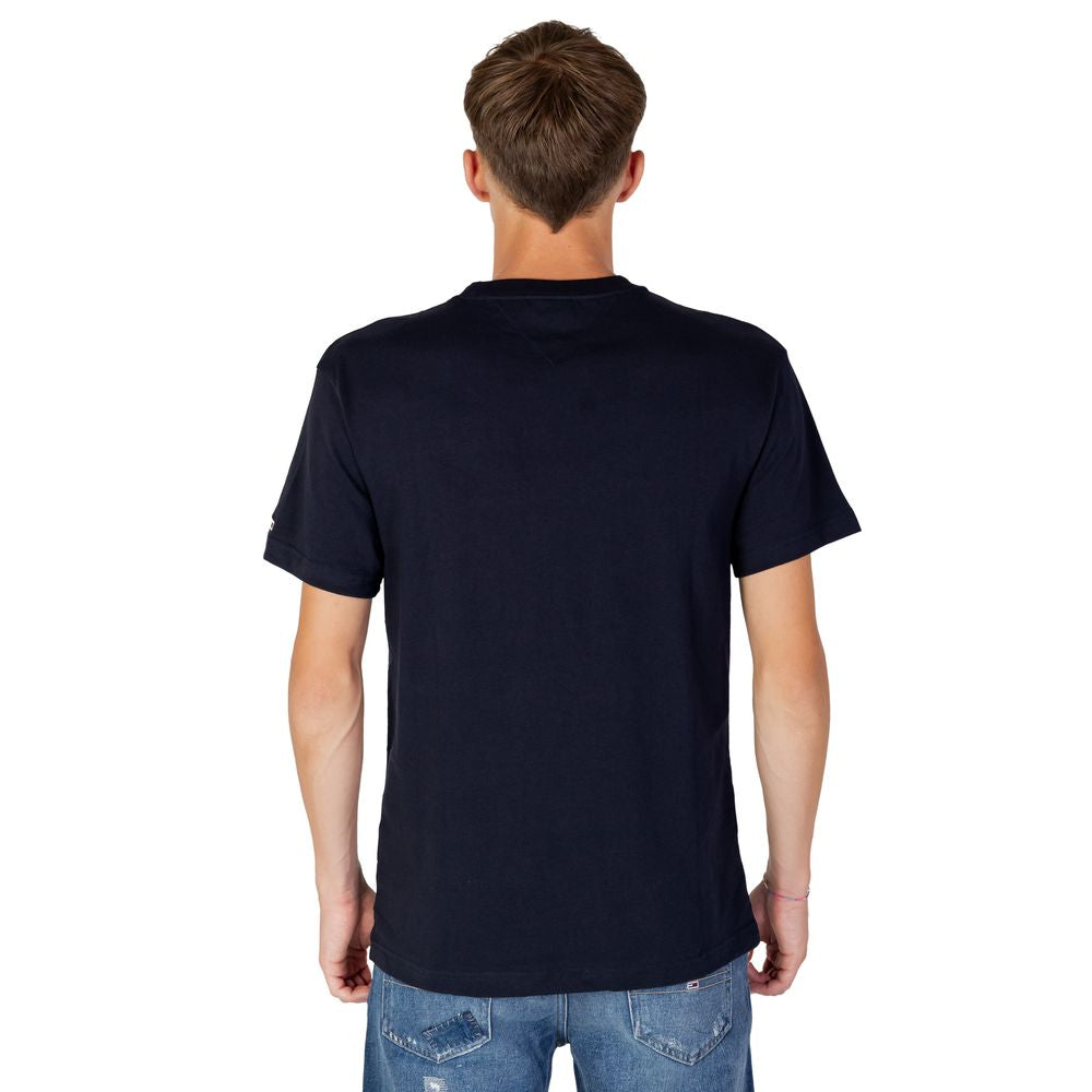 Tommy Hilfiger Jeans Blue Cotton T-Shirt