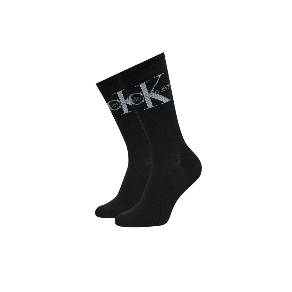 Calvin Klein Black And White Cotton Sock