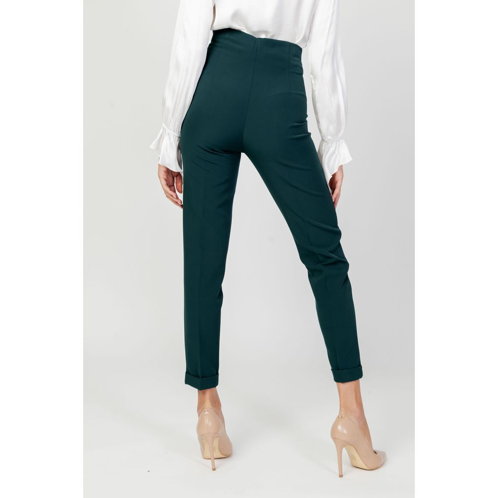 Sandro Ferrone Green Polyester Jeans & Pant