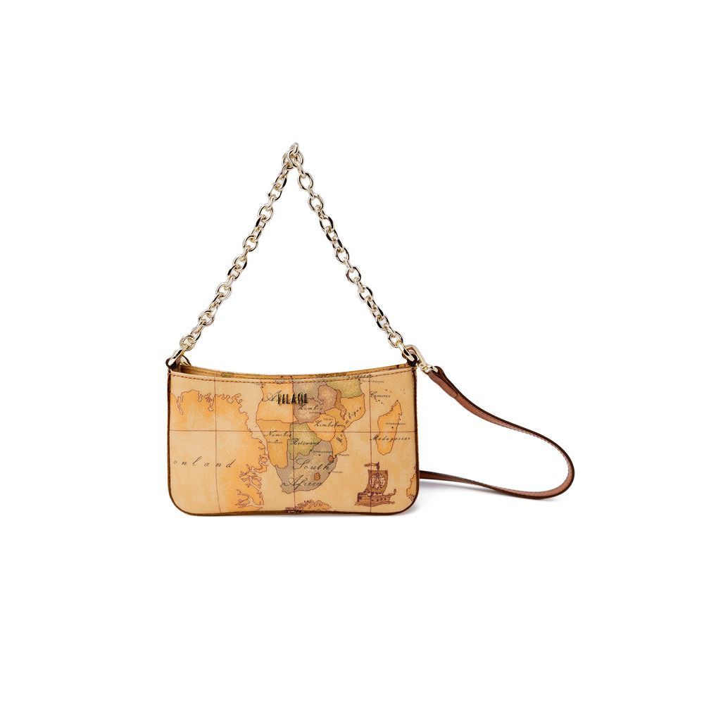 Alviero Martini Prima Classe Beige Cotton Handbag