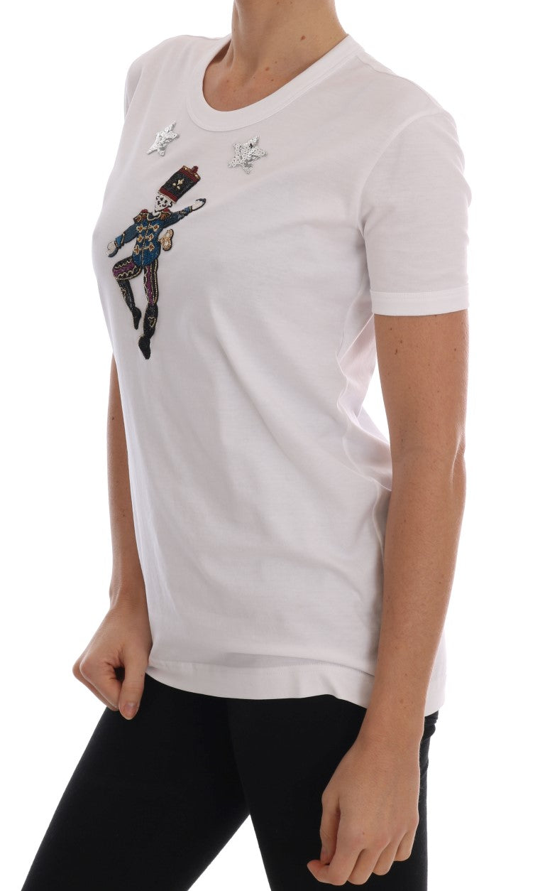 Dolce & Gabbana Sequined Fairy Tale Cotton T-Shirt