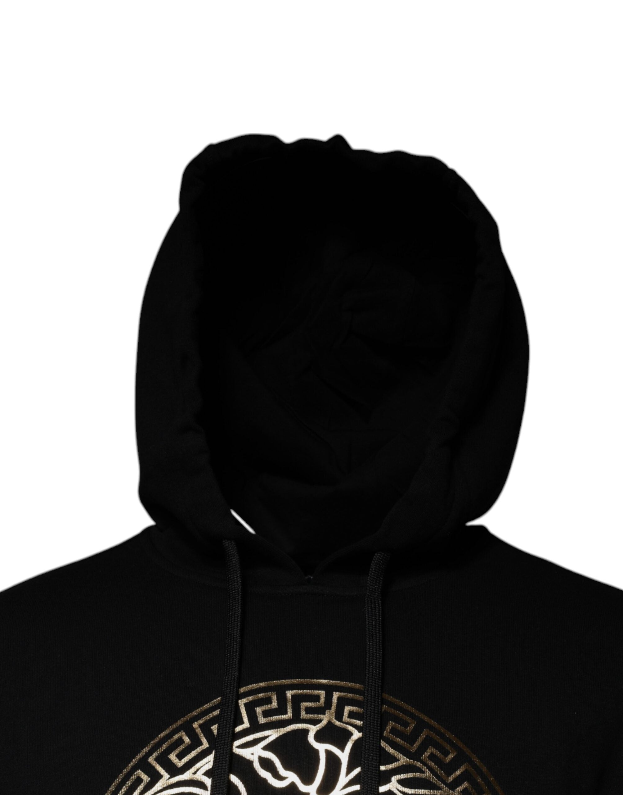 Versace Black Medusa Cotton Hoodie Pullover Sweatshirt Sweater