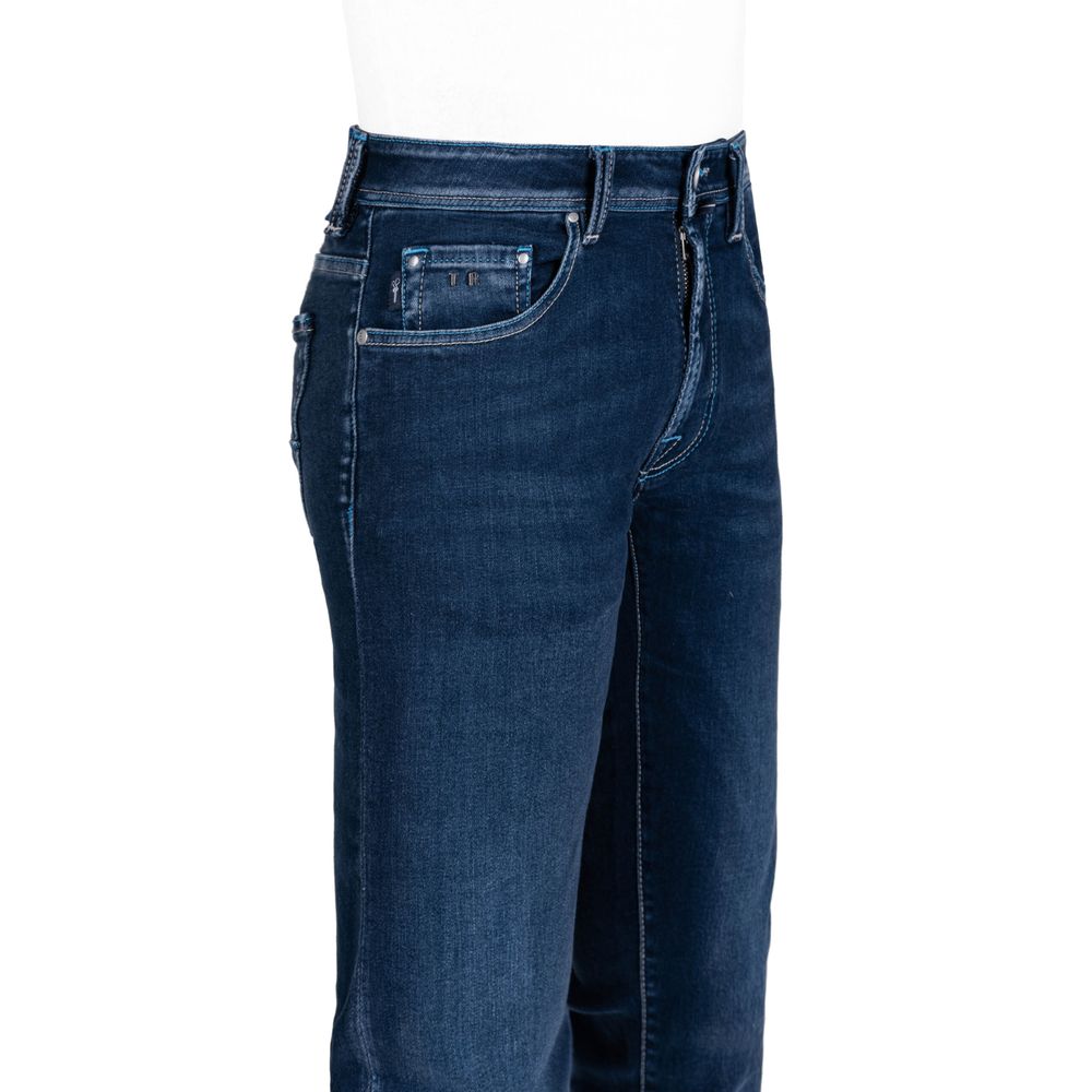 Tramarossa Blue Cotton Men's Jeans